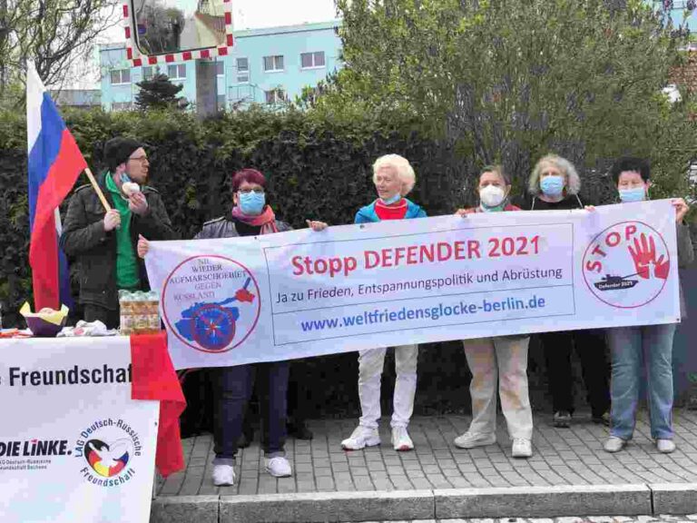 180504 frankenberg NEU - Protest vor Kaserne - Linkspartei - Linkspartei