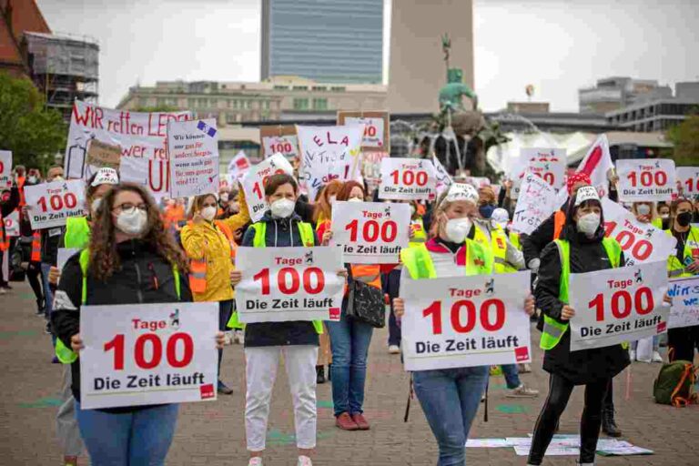 210201 Krankenhausbewegung - 100 Tage bis zum Streik - Arbeitskämpfe - Arbeitskämpfe