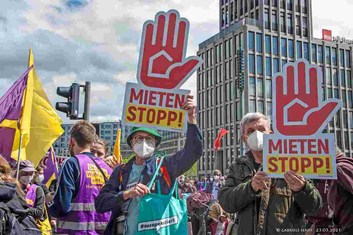 210301 Mietenstopp - Mietenstopp-Demo in Berlin - Mieten/Wohnen, Mietenwahnsinn - Wirtschaft & Soziales