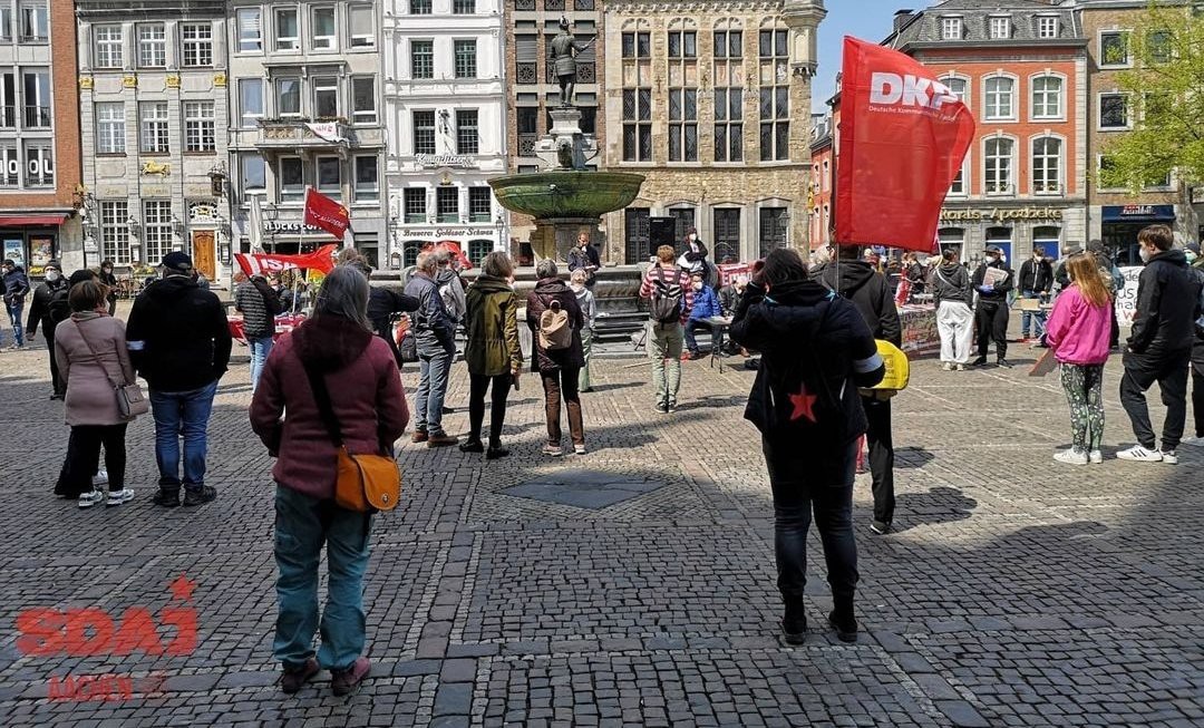 Aachen - Der 1. Mai auf der Straße - - Blog, DKP in Aktion