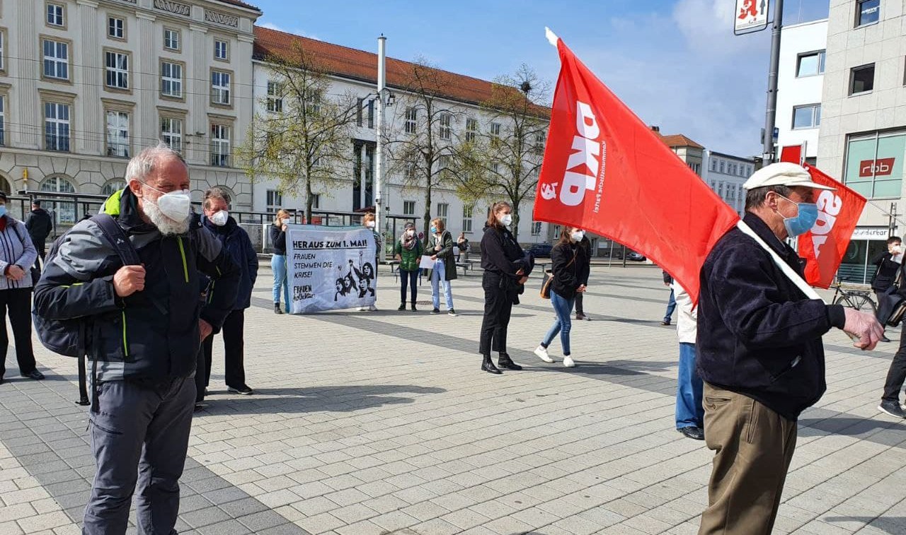 cottbus - Der 1. Mai auf der Straße - - Blog, DKP in Aktion
