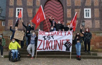 frankenberg - Der 1. Mai auf der Straße - - Blog, DKP in Aktion