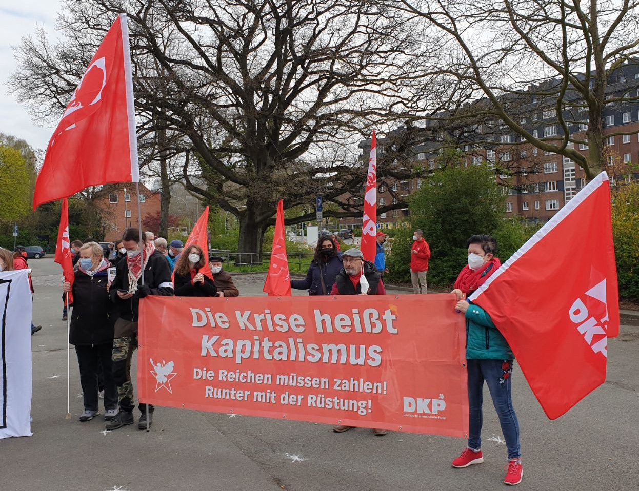 hamburg bergedorf - Der 1. Mai auf der Straße - - Blog, DKP in Aktion