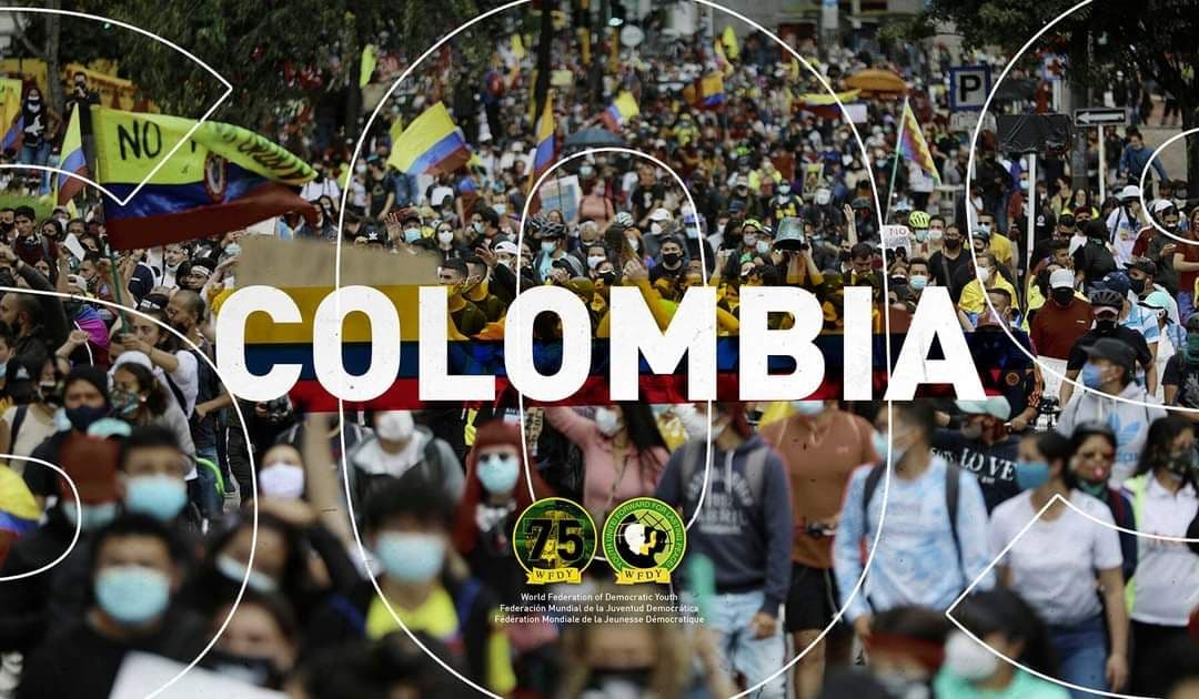 photo 2021 05 06 23 42 01 - Solidarität mit den Protesten in Kolumbien! - - Blog, Weltkommunismus