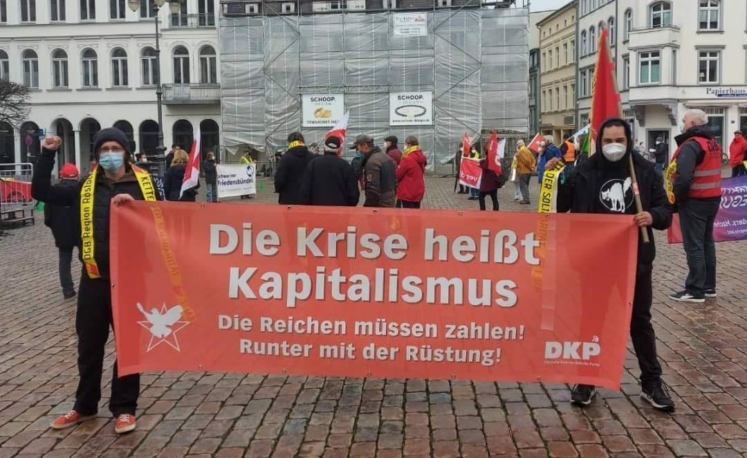 schwerin - Der 1. Mai auf der Straße - - Blog, DKP in Aktion