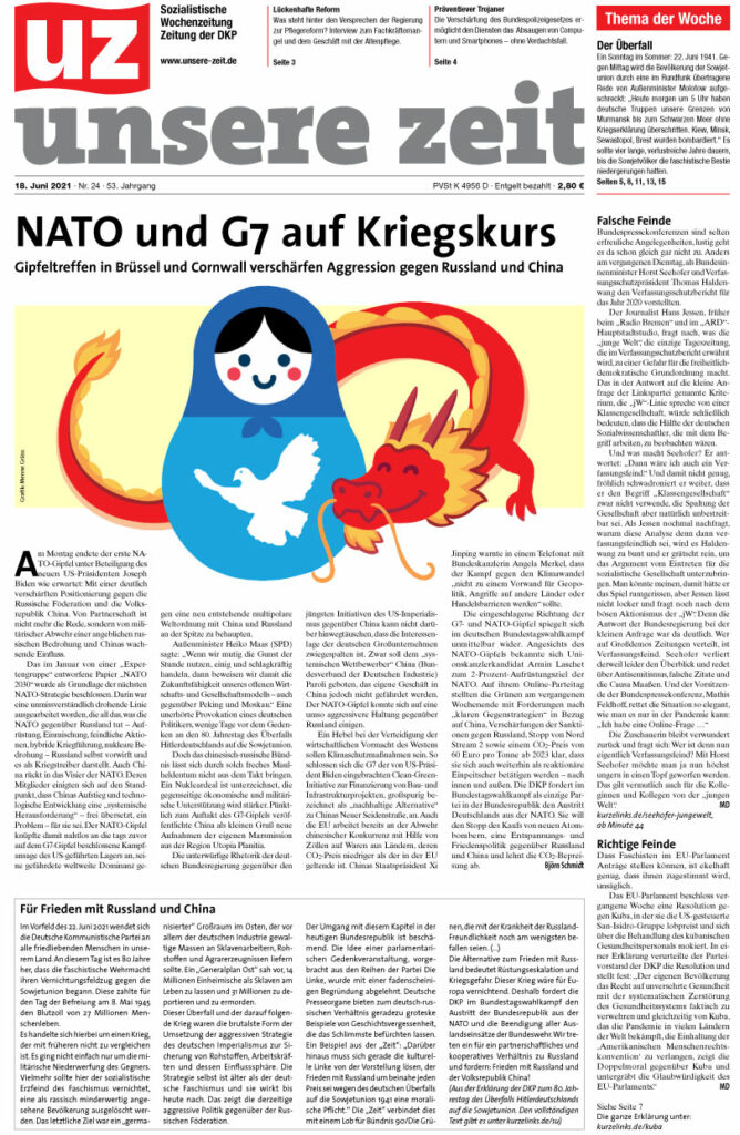 2021 24 1 - Gesammelte Werke - UZ - Zeitung der DKP - Hintergrund