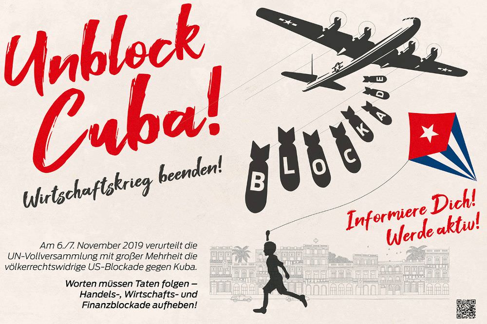 beendet die blockade gegen cuba - Unblock Cuba now - Kuba, Kuba-Solidarität - Blog, Neues aus den Bewegungen