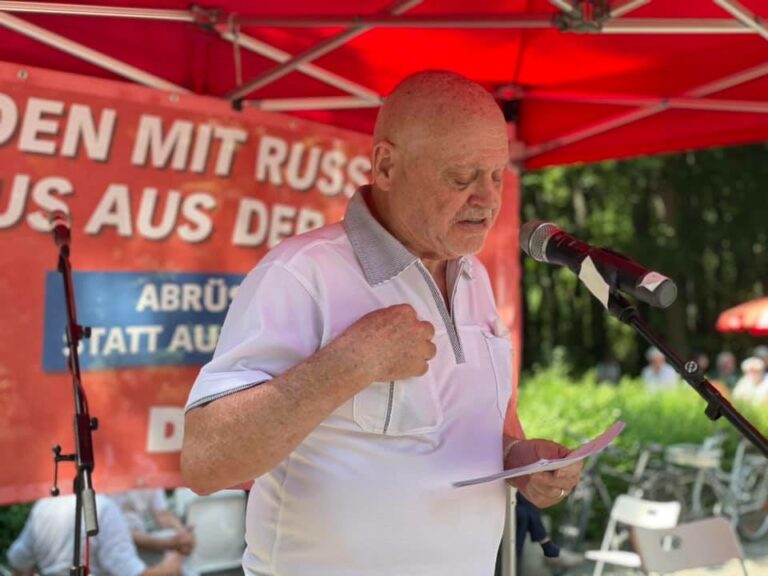 Hans Bauer PeterWeyland - Solidaritätsschreiben von Hans Bauer, GRH-Vorsitzender - Repression - Repression