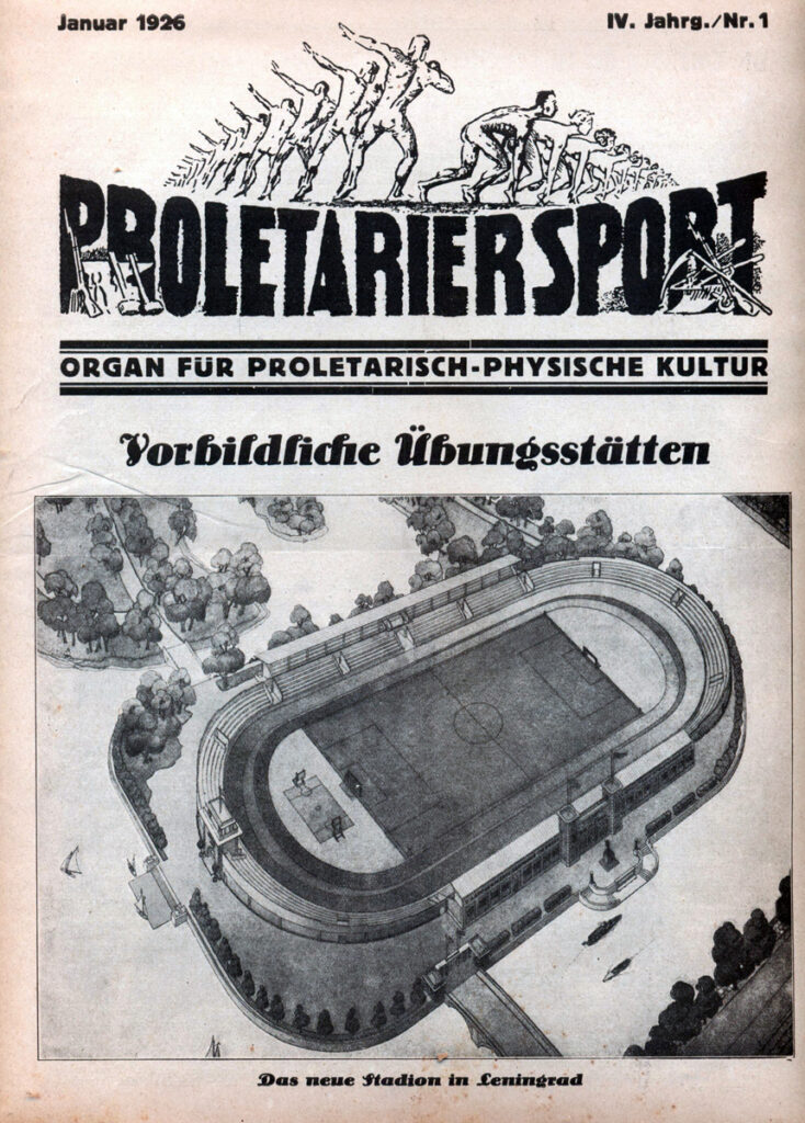 proletariersport 1926 Titel - Die Rote Sportinternationale - Geschichte der Arbeiterbewegung, Sport - Hintergrund