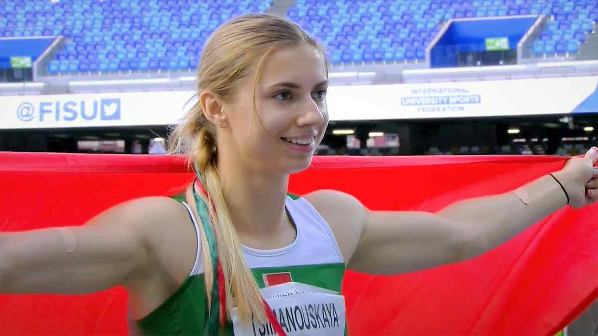 310901 Krystsina Tsimanouskaya 2019 - „Entführung“ - Olympische Spiele - Im Bild