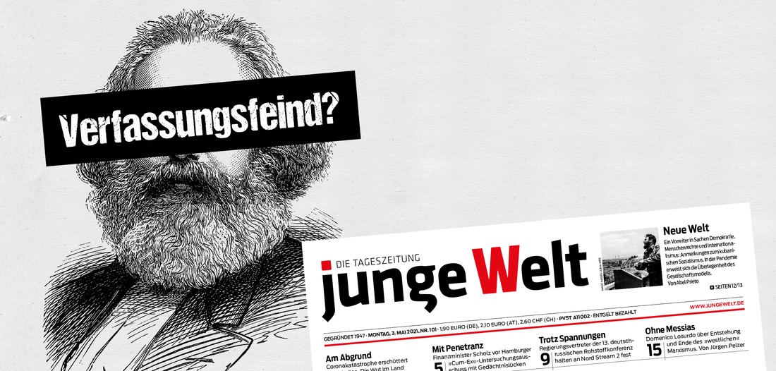 header - „junge Welt“ klagt gegen BRD - Pressefreiheit, Repression - Politik