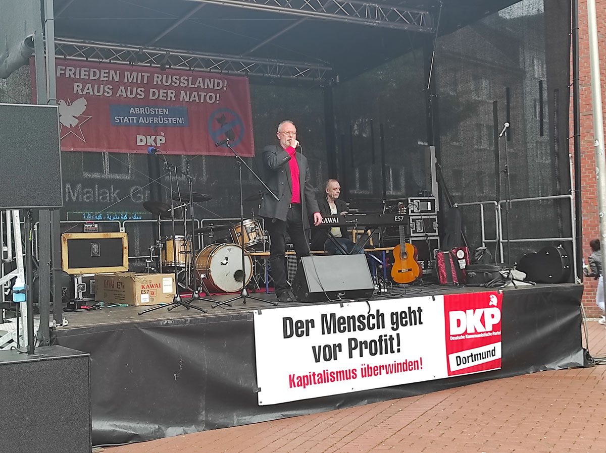 taubenvergifter dortmiund - Wahlkampfabschluss in Dortmund - Bundestagswahl, DKP - Blog, DKP in Aktion