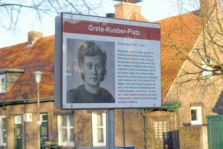 41 15 gedenktafel Kusber - Würdiges Andenken an Grete Kusber - Antifaschismus - Antifaschismus
