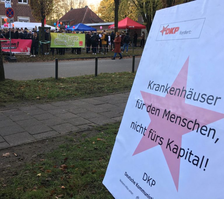 211110 UKM - Solidarität mit den Streikenden am UKM - Blog - Blog