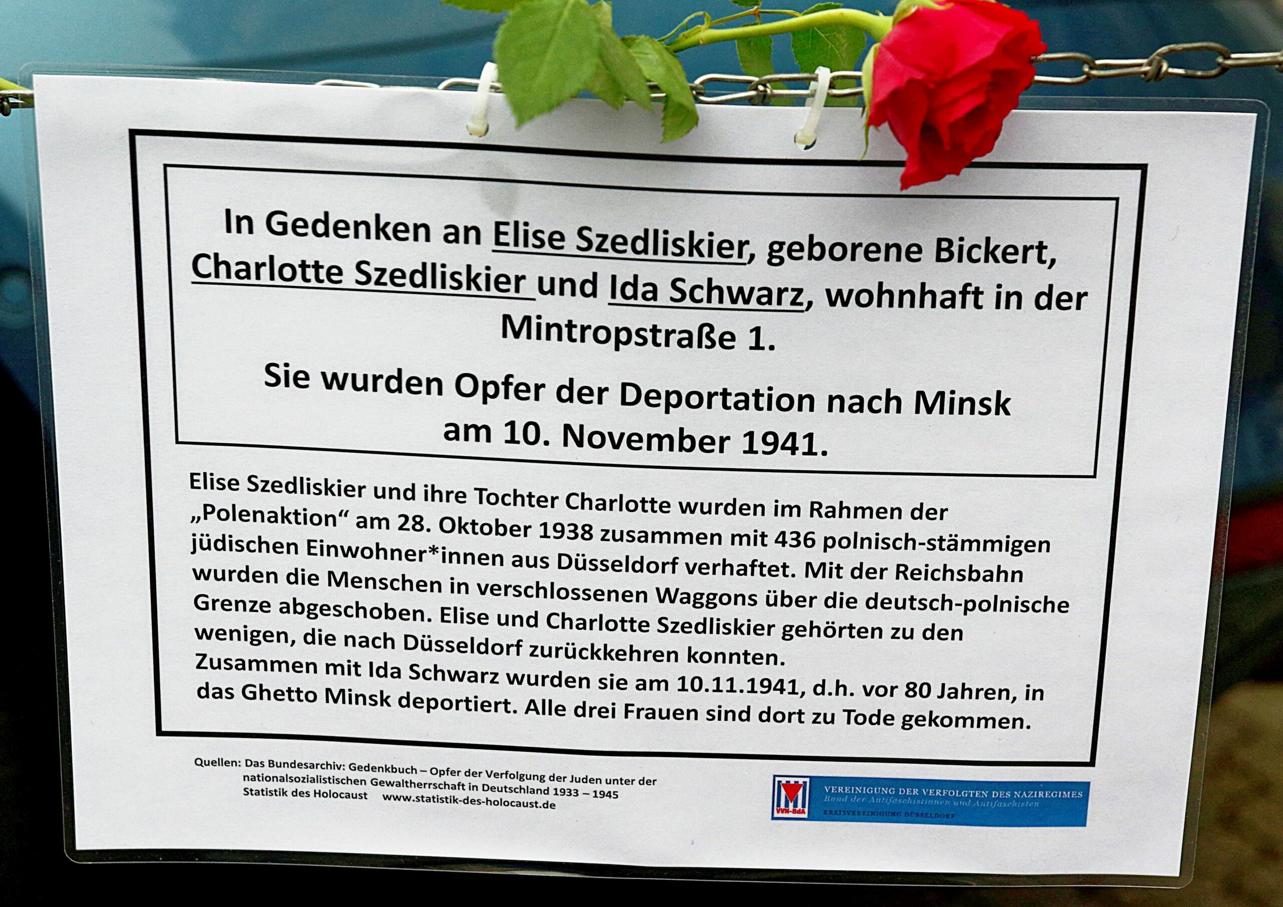 47 15 Duesseldorf scaled - Der Schoß ist fruchtbar noch - Antisemitismus, Düsseldorf, Stolperstein, VVN-BdA - Aktion