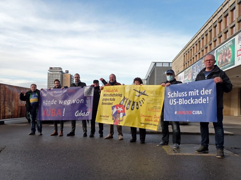 HandsOffCuba Gera 105s - Ja zu Kuba in Gera - Kuba-Solidarität - Kuba-Solidarität