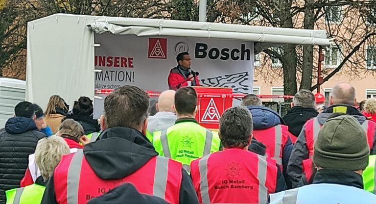 bosch - Solidarität mit den Bosch-Arbeitern! - Demonstration - Demonstration