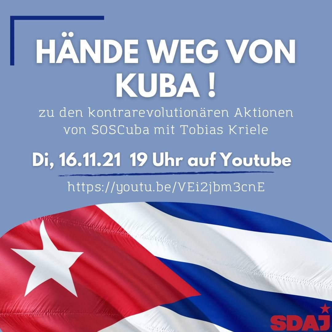 photo 2021 11 13 19 19 39 - „Hungersnot? Politische Gefangene? Diktatur von Havanna?“ - Kuba-Solidarität - Blog, Neues aus den Bewegungen