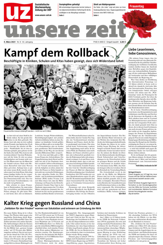 2021 09 1 - Gesammelte Werke - UZ - Zeitung der DKP - Hintergrund