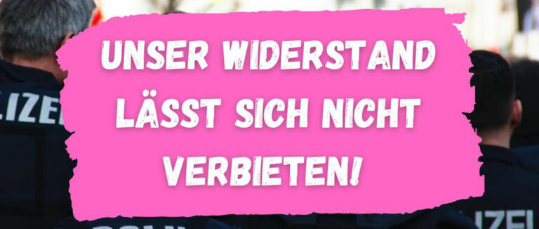 versda - SDAJ: Wir lassen unseren Widerstand nicht verbieten! - Blog - Blog