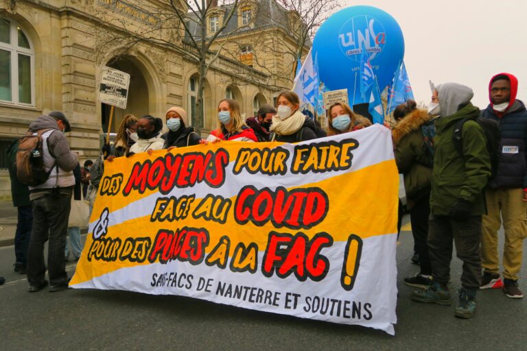 030702 Frankreich - Bildungsstreik in Frankreich - CGT, Corona-Pandemie, Frankreich, Streik - DKP in Aktion