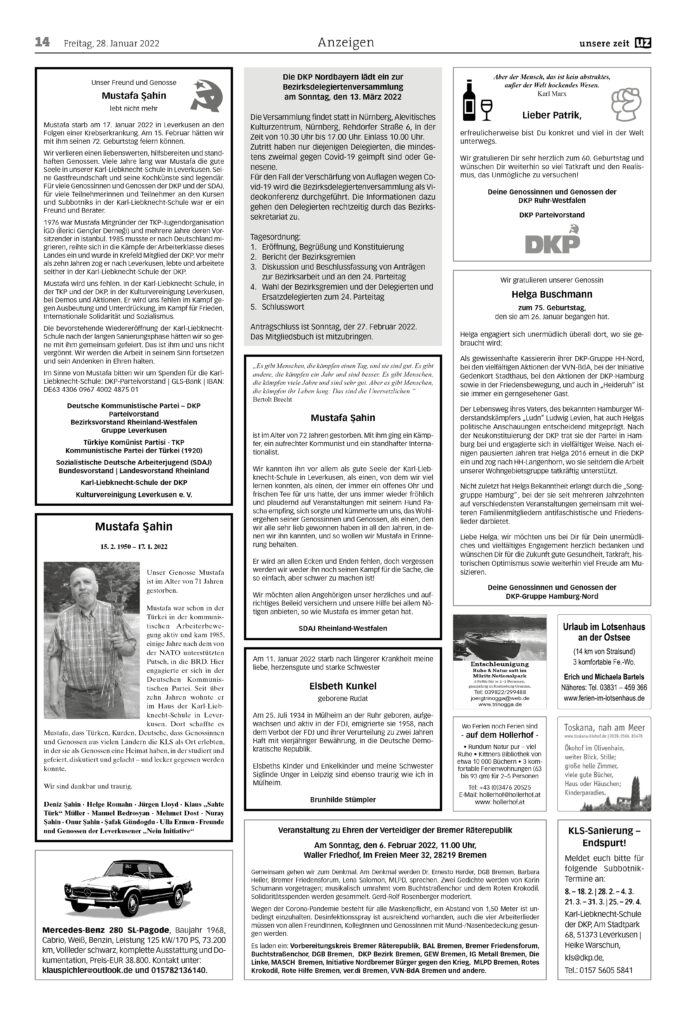UZ 2022 04 Seite 14 - Anzeigen 2022-04 - Anzeigen - Anzeigen