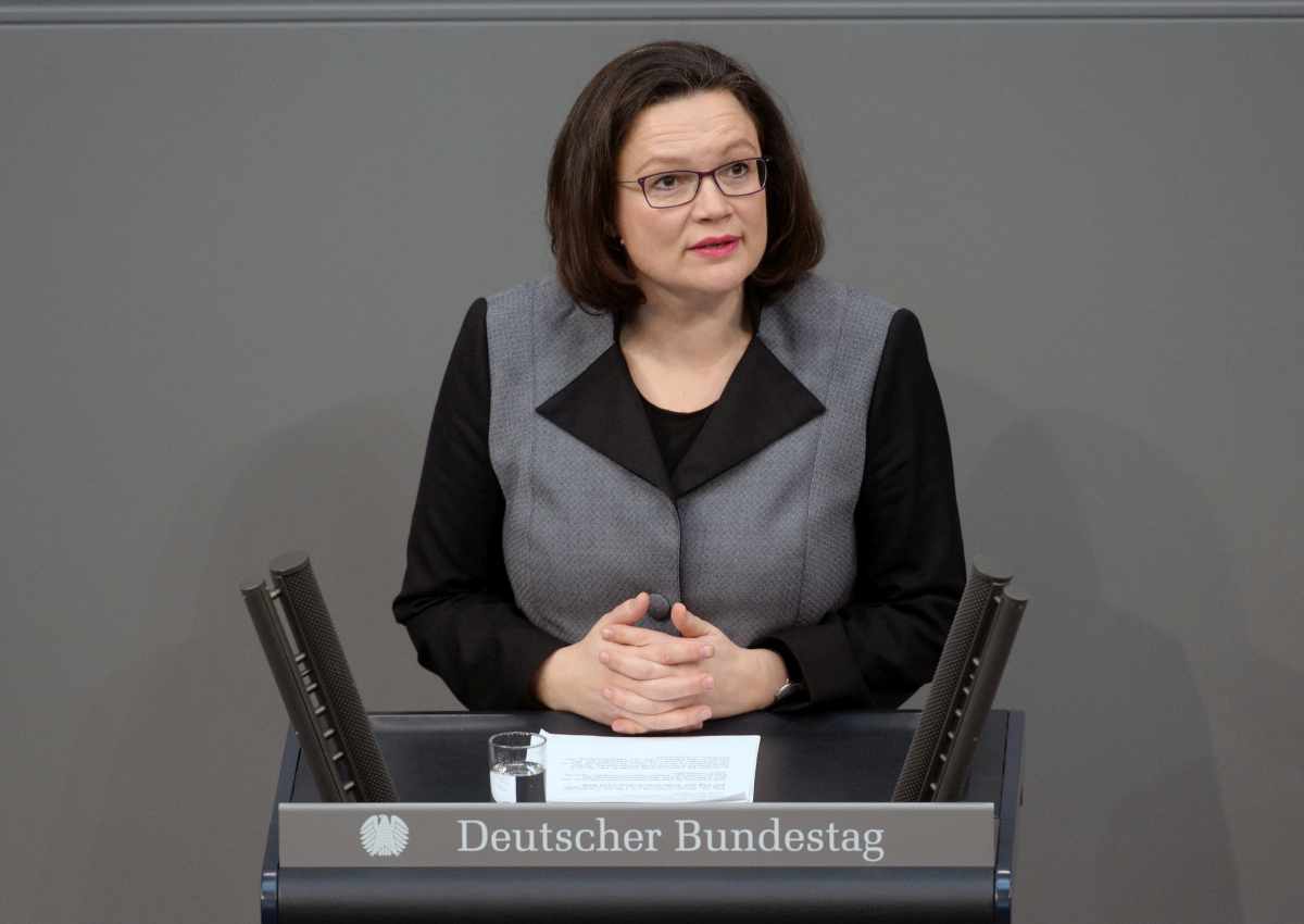 4009812 - „Ab morgen kriegen sie in die Fresse“ - Andrea Nahles, Bundesagentur für Arbeit - Im Bild