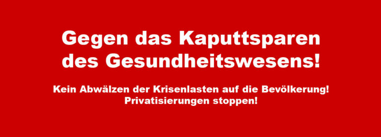 pvco3 - Der Kapitalismus hat das Gesundheitswesen zerstört – nicht das Virus - DKP in Aktion - DKP in Aktion