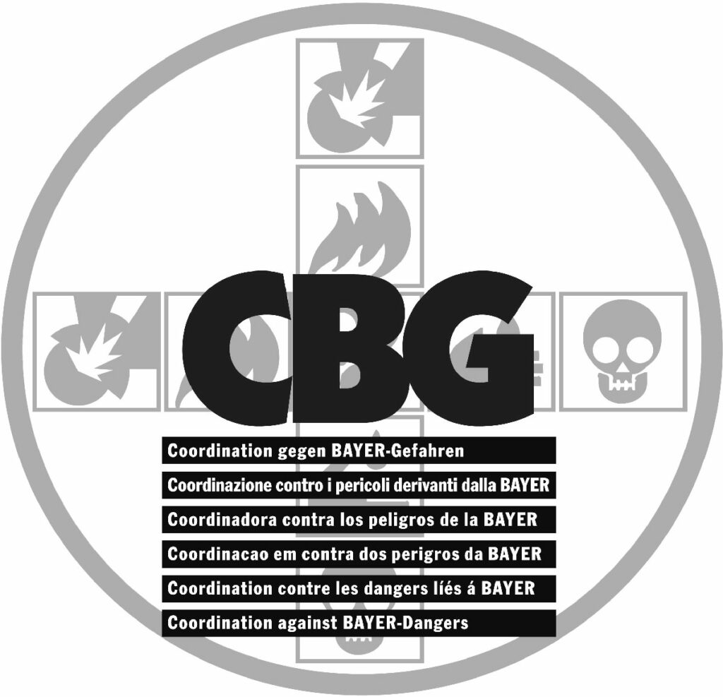 090301 CBG Logo schwarz - Profit mit ­Nebenwirkungen - Bayer AG, Coordination gegen Bayer-Gefahren, Glyphosat - Wirtschaft & Soziales