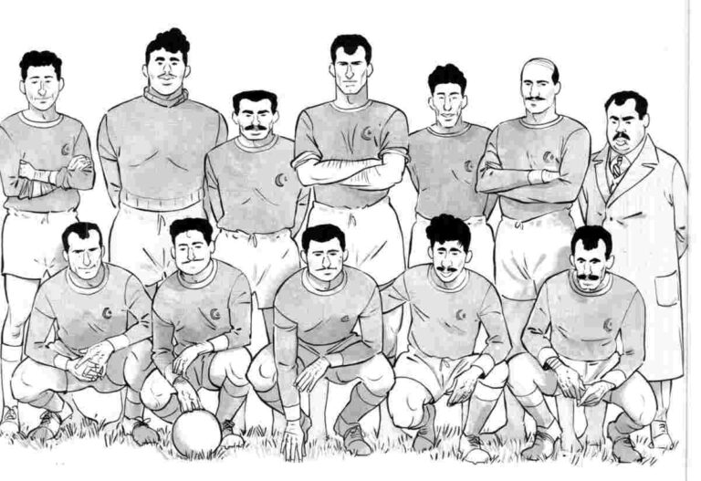 111101 Algerien - Die Spiele ihres Lebens - Fußball, Graphic Novel - Im Bild