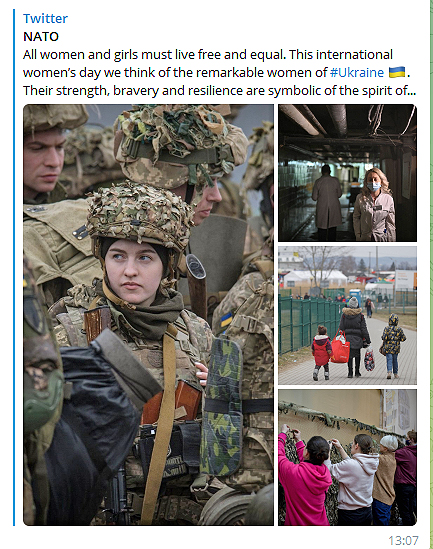 1112 Soldatin - NATO und Internationaler Frauentag - Antifaschismus, Kriege und Konflikte, NATO, Ukraine - Im Bild