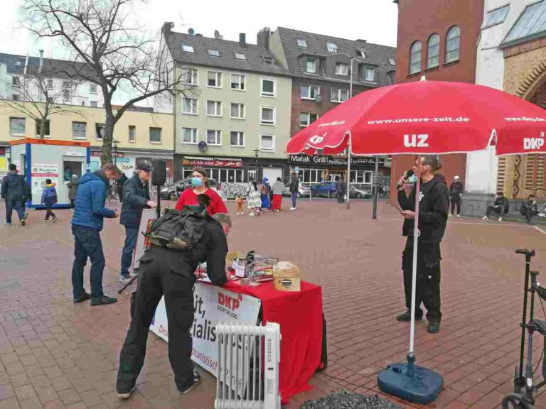 12 15 Energiepreise dortmund - Energiepreisstopp-Kampagne nimmt Fahrt auf - DKP in Aktion - DKP in Aktion