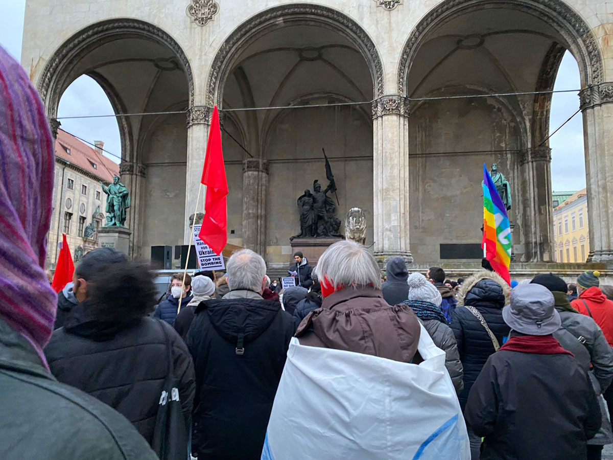 online muc - München: Nein zum Krieg! Verhandlungen jetzt - DKP, Friedenskampf, Kriege und Konflikte, Russland, Ukraine - Blog, DKP in Aktion