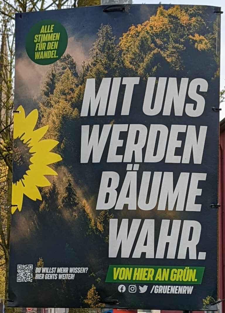 15 09 Foto Gruene - Flaggschiff-Partei des deutschen Imperialismus - Dannenröder Wald - Dannenröder Wald