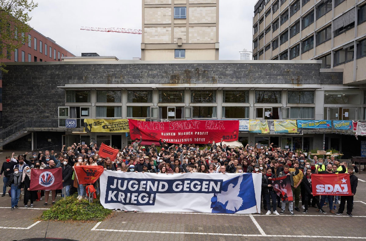 170203 jugendkongress - Frieden statt „Sondervermögen“ - UZ vom 29. April 2022 - UZ vom 29. April 2022