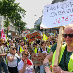 Streikaktionen an den sechs Universitätskliniken in NRW