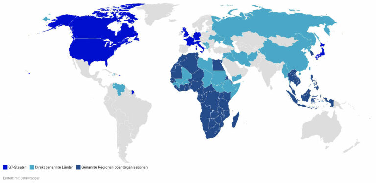 21101 Weltkarte neu - Haltet den Dieb - Treffen der G7-Außenminister - Treffen der G7-Außenminister