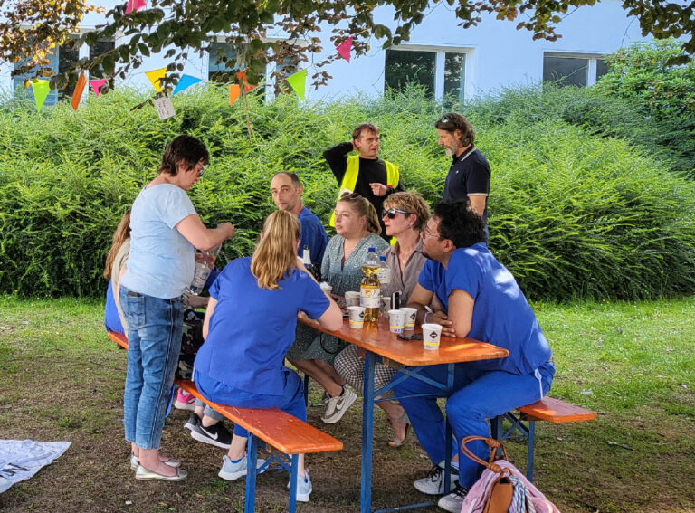 250302 Reportage - „Die sehen uns als Vorbilder“ - Arbeitskampf für Entlastung, Entlastungs-Tarifvertrag, Essen, Solidarität, Uniklinik Essen, ver.di - Blog