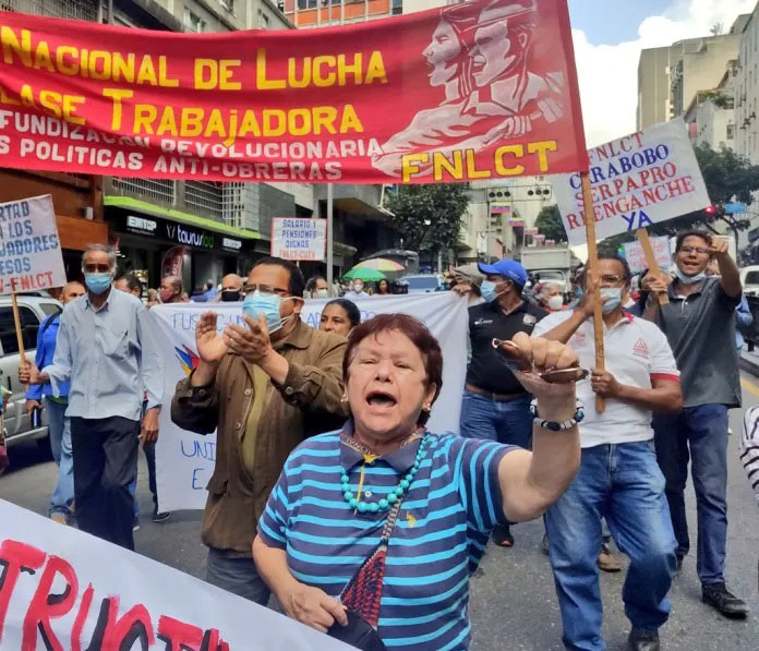 300602 Venezuela - Polizeiangriff auf Mitglieder der Kommunistischen Partei Venezuelas - Jackeline López, Kommunistische Partei Venezuelas, PCV, Polizeibrutalität - Internationales