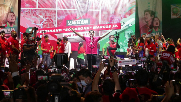 BBM Uniteam rally Marikina Riverbanks Bongbong Marcos speech close Marikina 03 19 2022 - Alles beim Alten - Regierungsbildung - Regierungsbildung