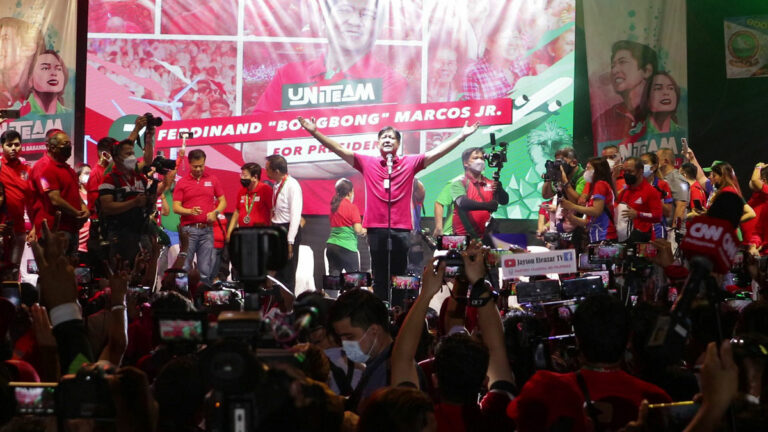 BBM Uniteam rally Marikina Riverbanks Bongbong Marcos speech close Marikina 03 19 2022 - Alles beim Alten - Philippinen - Philippinen