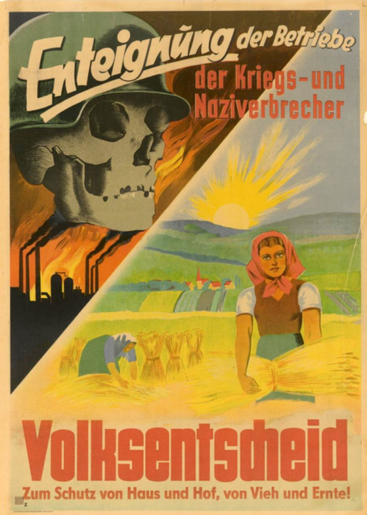 3210 Volksentscheid 1 - Entnazifizierung in Ost und West - BRD, DDR, Entnazifizierung - Theorie & Geschichte