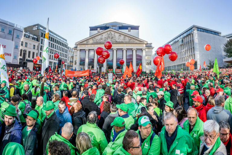 06 07 Bildmeldung Belgien - „Friert die Preise ein, nicht die Menschen!“ - Kommunistische Parteien - Kommunistische Parteien