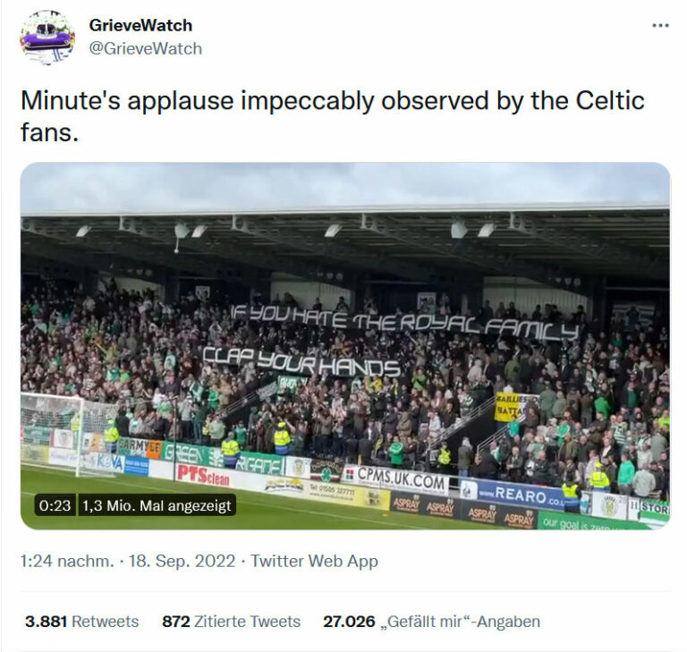3809 Bildmeldung - Querulanter Fußballklub - Celtic Glasgow - Celtic Glasgow