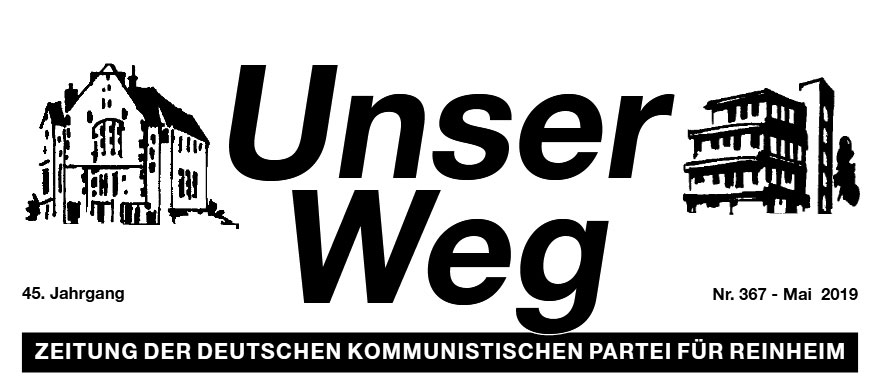 3812 Logo - Der Kampf um das Reinheimer Wasser - DKP Reinheim, Privatisierung, Reinheim, Unser Weg, Wasserversorgung - Kommunalpolitik