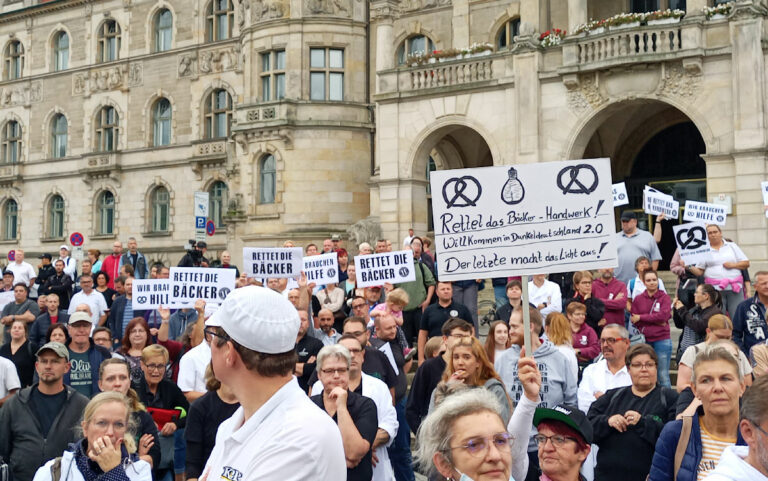 381501 Baecker - Alarmstufe Brot - Bäckerprotest - Bäckerprotest