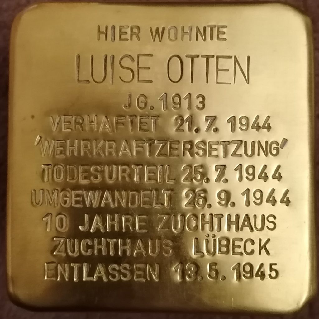 Luise Otten Roehrs 3 1024x1024 1 - Eine Straße für Luise Otten-Röhrs - Antifaschismus, Geschichte der Arbeiterbewegung - Neues aus den Bewegungen