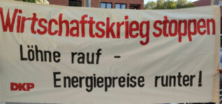 Demonstration gegen Preissteigerungen in Berlin