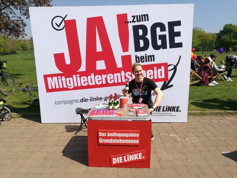 410401 pdl - Bedingungslos zerstritten - bedingungsloses Einkommen, Linkspartei, Neoliberalismus - Politik