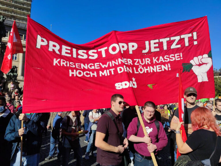 430309 Frankfurt SDAJ MartinaLennartz - „Preisstopp jetzt!“ - Preissteigerungen - Preissteigerungen